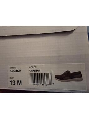 Chaps Boat Shoe Mens 12M Style: Anchor Color: Cognac